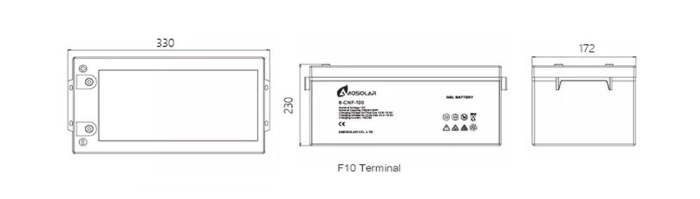 12V 250Ah Gel Battery For Solar System With 1500times Cycle Life And OEM/ODM Accepted