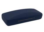 Silk Leather Wrapped Metal Glasses Case , Hard Spectacles Case