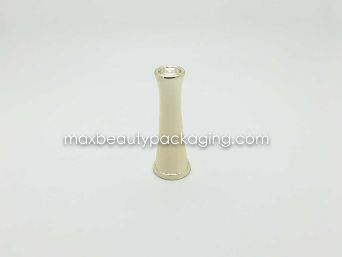 N2023 uv metallic gold coating finish nail polish cap nail polish packaging plastic cap flat brush any bottle