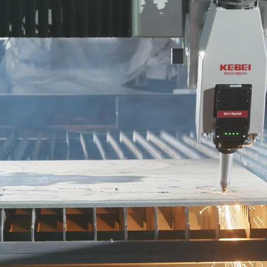 Power Laser Cutting Machine For High Bevel Cutting On 24000mm Workbench