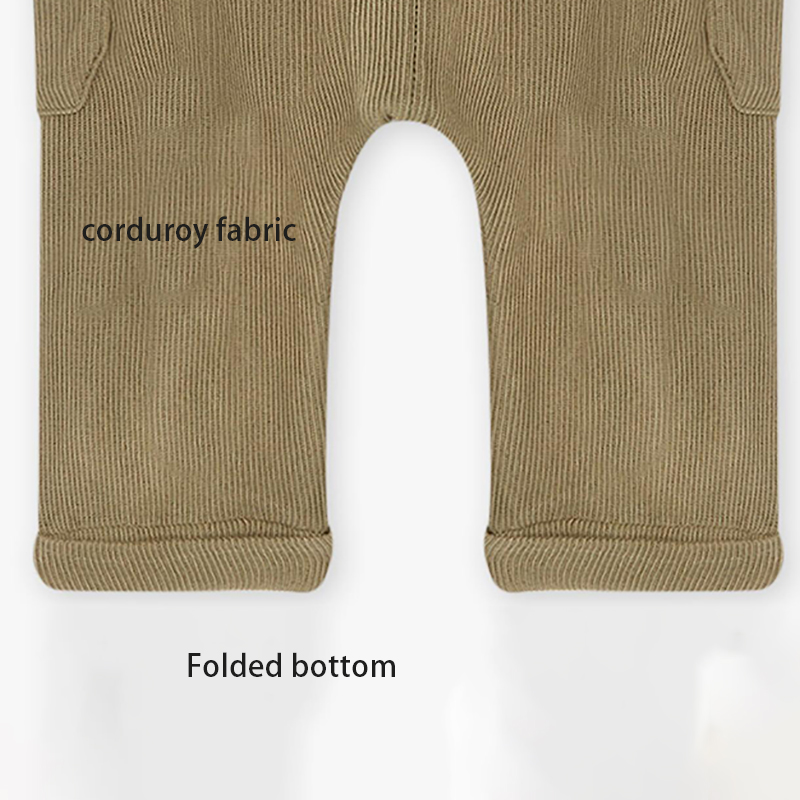 Toddler Boy Trouser Solid Color Corduroy Baby Casual Harem Pants