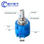 3590S Multi Turn Rotary Wirewound Potentiometer 10 Turn 100Ω-100KΩ