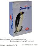 eco friendly tyvek paper shopping bag, smart shopping paper bag/die cut handle