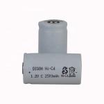 High Low Temperature NiCd Rechargeable Battery Cells C 1.2V 2.5Ah