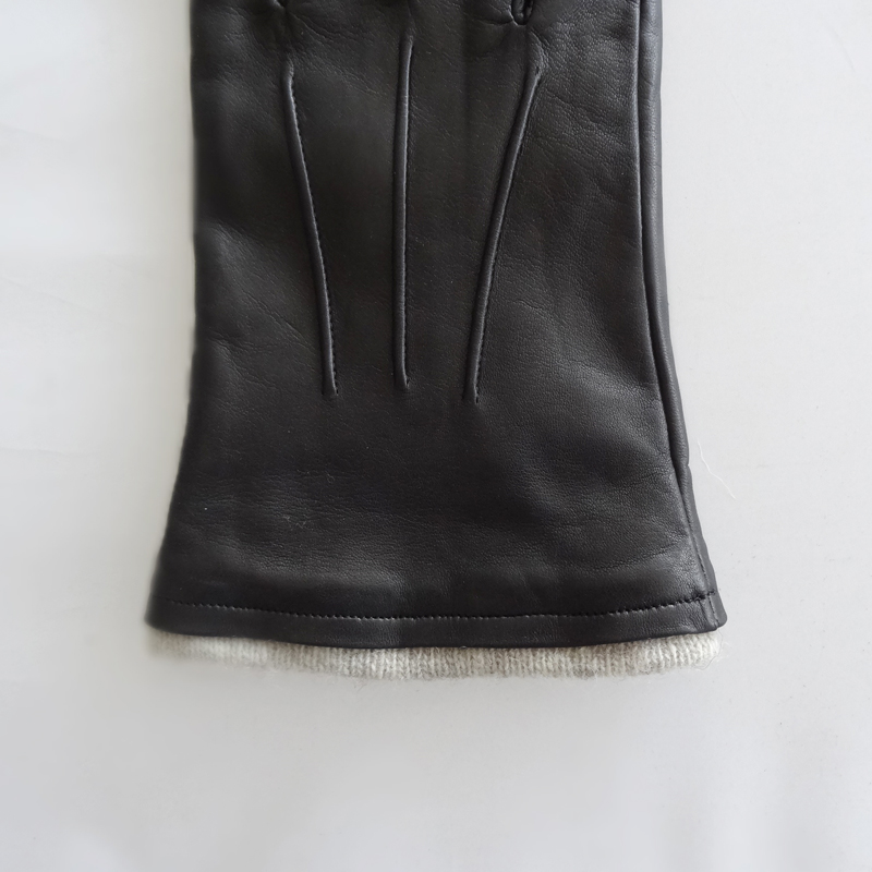 Plain Mens Soft Leather Gloves Customized Size Custom Styles Eco - Friendly