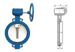 RVHXRVCX non rising stem resilient seated gate butterfly power station valve 1