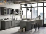 American Style Luxury Design Solid Wooden Kitchen Cabinets with Kitchen Pantry