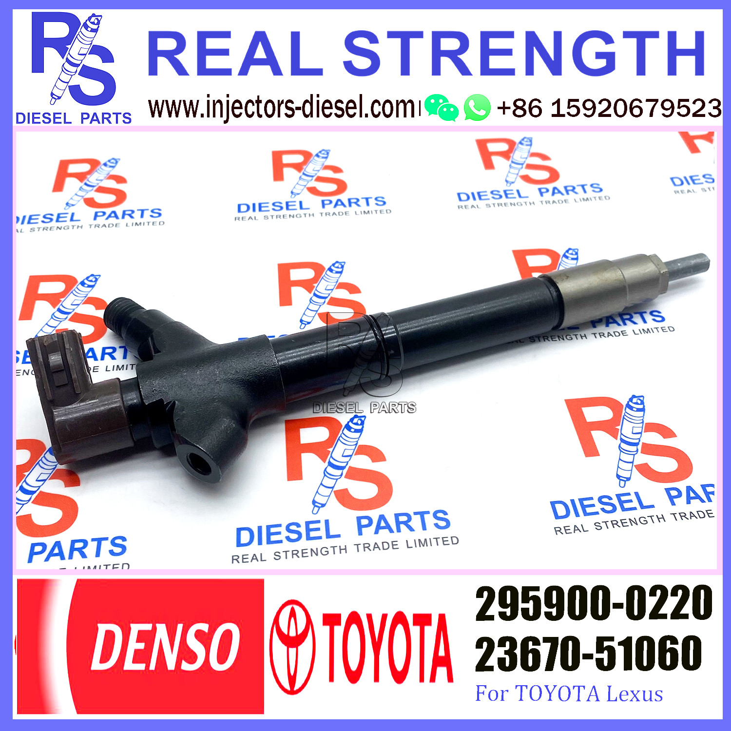 Common Rail Diesel Injector nozzle 23670-59045 23670-51060 295900-0220 for TOYOTA Lexus LX570 Land Cruiser 200 1VDFTV