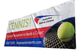 Quality Full Color Roadside Fabric Advertising Banners Supermarket Job Advertisement wholesale