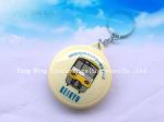 Bus Keypress Holder Music Keychain Heat Transfer Printing Logo With Custom Sound