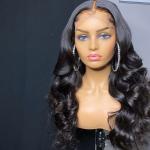 13*4 Lace Front Human Hair Wigs Pre Plucked