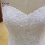New design ladies off-shoulder slim mermaid tail sweetheart dress white cheap
