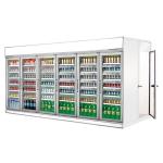 700mm Door R404a Walk In Cooler Freezer for drink Display
