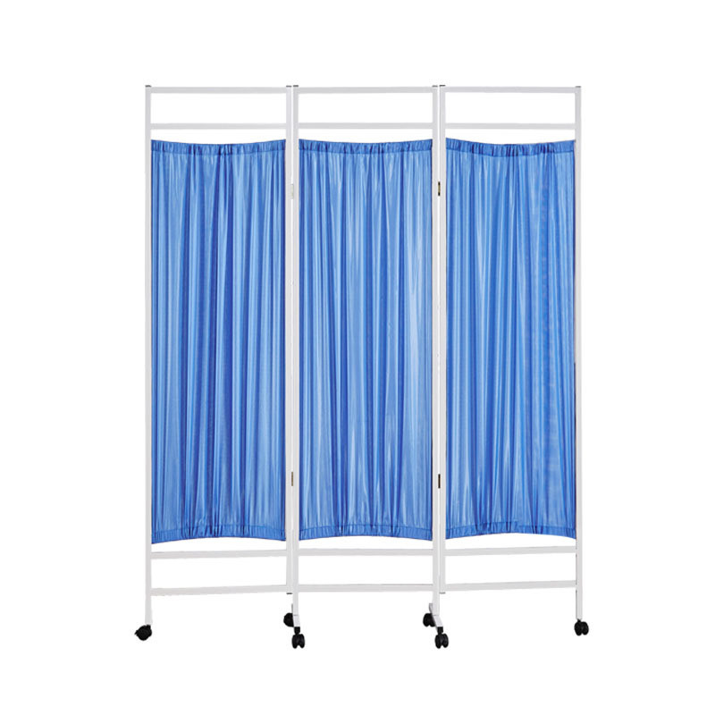 Medical Stainless Steel Hospital Ward Screen Mobile Folding