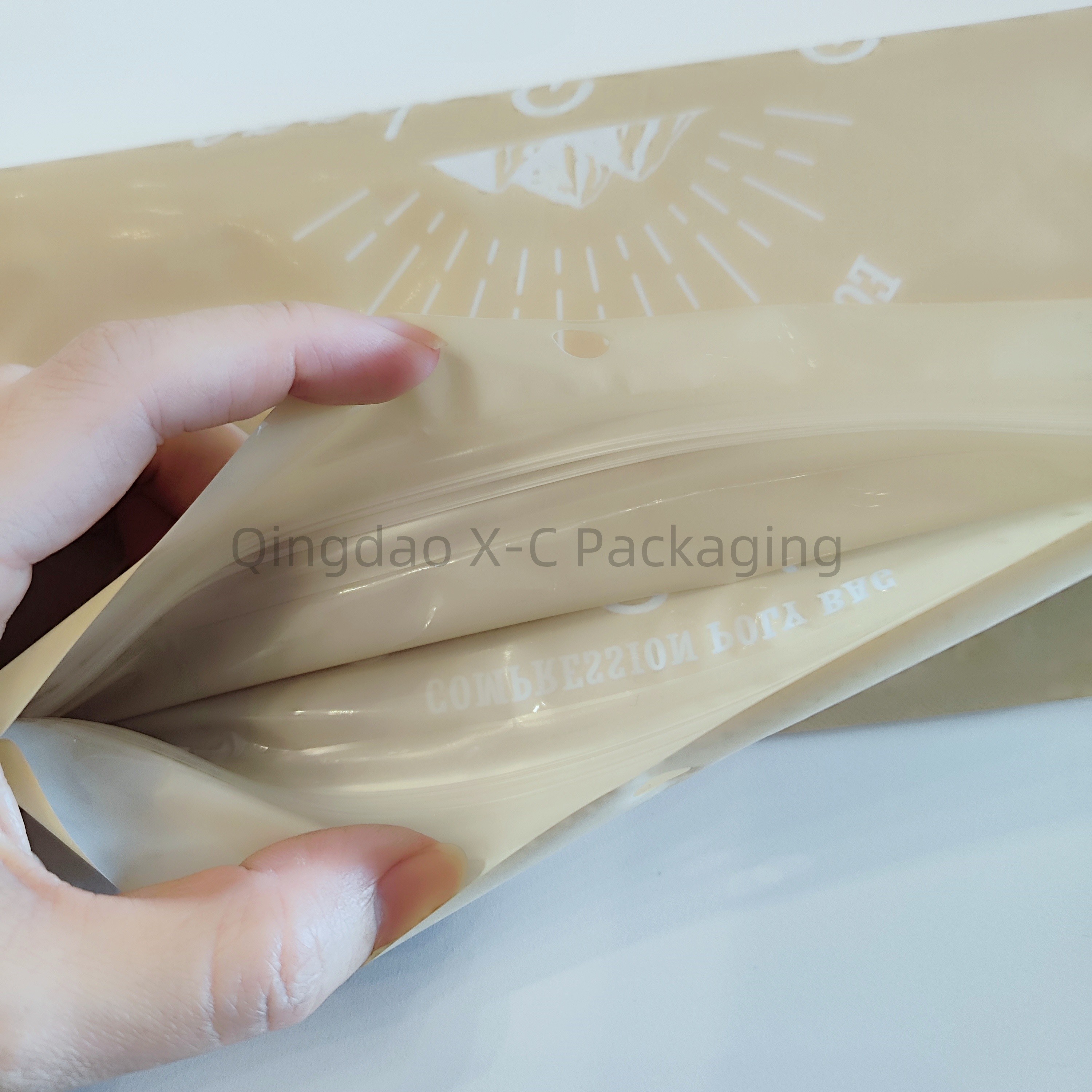 Custom Design Laminated Three Side Seal Bag Low MOQ Waterproof For Underwear