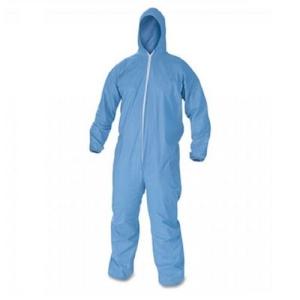 Quality Anti Splash Disposable Protective Coveralls , Blue Medical Protective Clothing wholesale