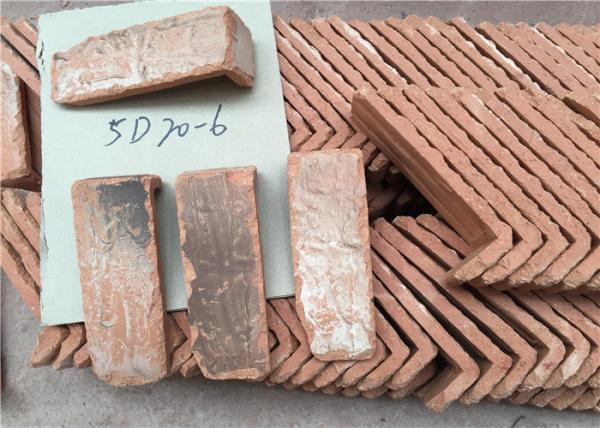 Culture Surface Clay Brick Tiles , Quoined Brick Corners For Indoor / Outdoor