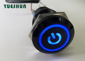 Quality Angle Eye Illuminated Push Button Light Switch 19mm Waterproof OEM ODM Available wholesale