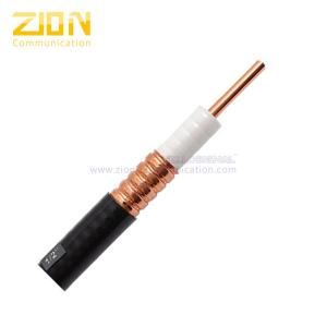 Quality 1/2&quot; RF Coaxial Cable Inner Conductor Copper Clad Aluminum Wire Annular Corrugated Copper Tube Coaxial Cable wholesale