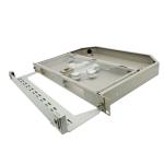 Sliding Type Optical Fiber Patch Panel E2000 24 Ports LC 48 Fibers