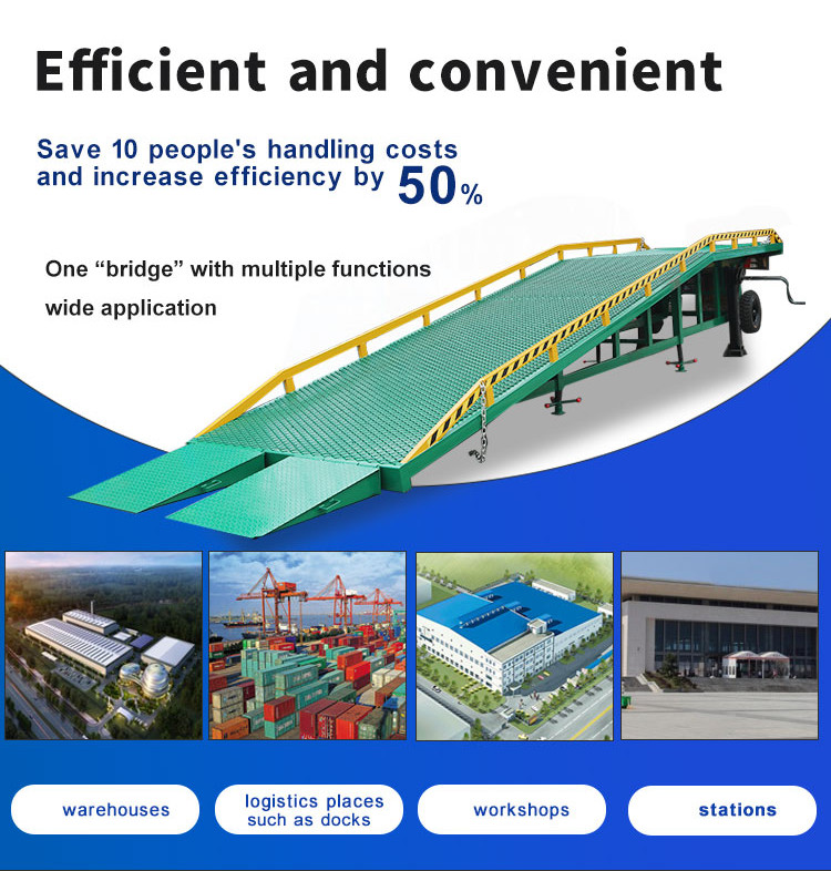 5 Meter Steel Loading Ramp for Enhanced Efficiency in Warehouses