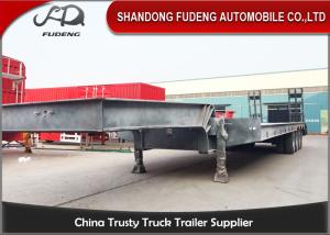 Quality 4 axles low bed semi trailer low loader 80 ton trucks and trailers wholesale