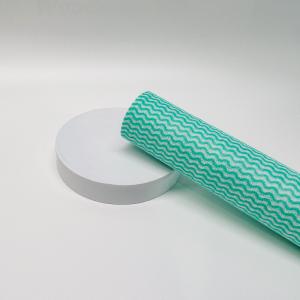Quality Viscose Polyester Kitchen Cleaning Wipes Printed Absorbent Reusable 100gsm wholesale
