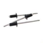 Black Painted Pop Rivets Aluminum Fastener 5052 Steel Mandrel