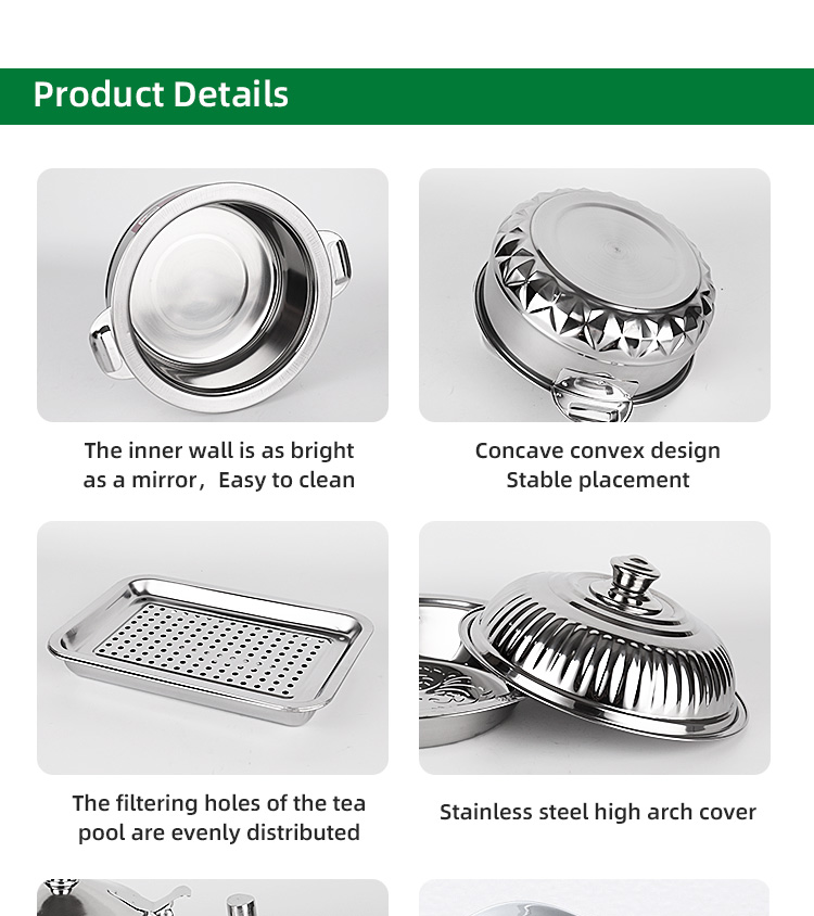 Amazon TOP Seller Different Piece Cookware Set Custom Pots And Pans Wholesale 28pcs Stainless Steel Cooking Pot Set