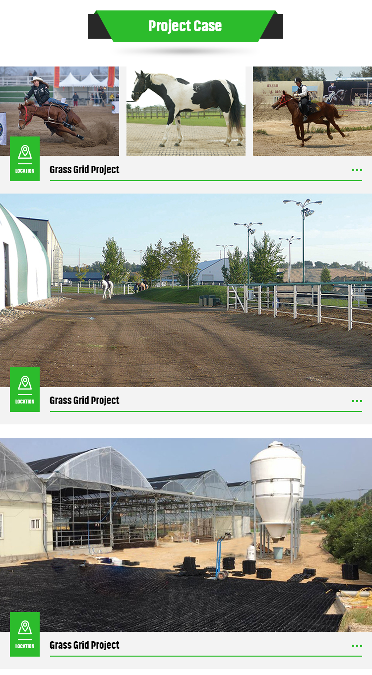 Plastic Pavers For Ground Geocell Gravel Paddock Grid Horse Grass And Farmhouse