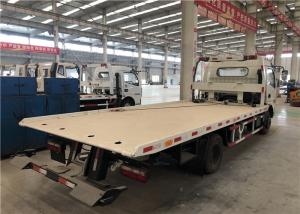 Quality Hydraulic Control Flatbed Road Wrecker Truck 360 Rotation Angle ISO9001 wholesale