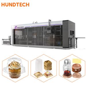 Quality Hotel Restaurant Cake Box Making Machine Multistation Vacuum Forming Equipment wholesale