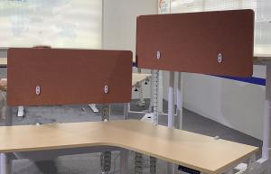 Quality Eco Friendly Tear Resistant 15mm Sound Absorbing Desk Dividers wholesale