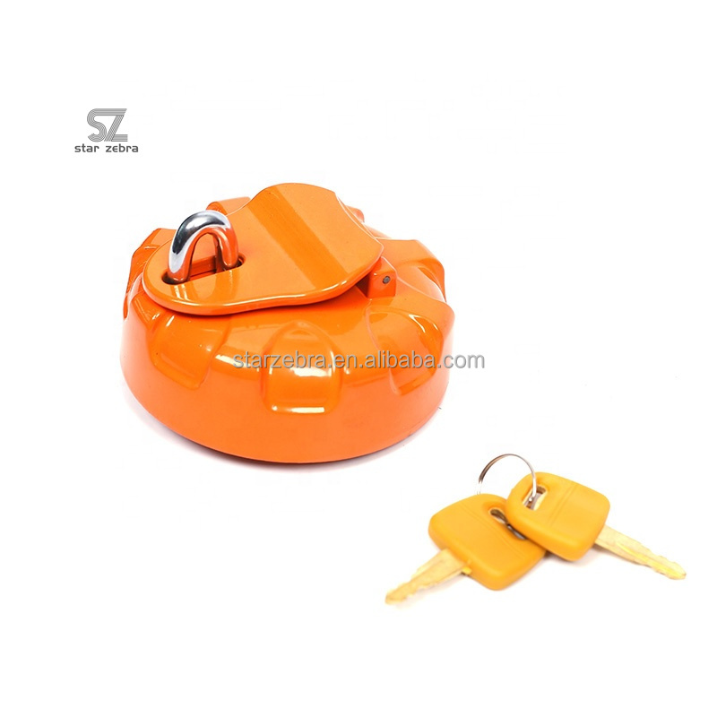 Double Locks Fuel Tank Cover Cap For Hitachi Excavator EX100-3 EX200-3 EX300-3 EX400-3 Perfect for Construction Works
