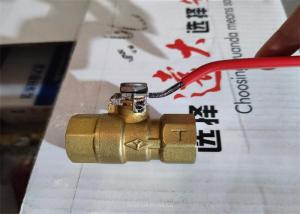 Quality PTFE Seal Threaded Brass Water Valve 1.6 Mpa Pressure wholesale