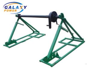 Quality 50KN Cable Drum Lifter Jack Stand Transmission Overhead Line Tool wholesale