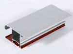 Transfer Film Aluminium Alloy Curtain Wall Profile Wooden Grain , Corrosion