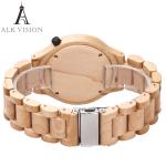 ALK Vision Wood watch male female couple watches maple wooden wrist watch for