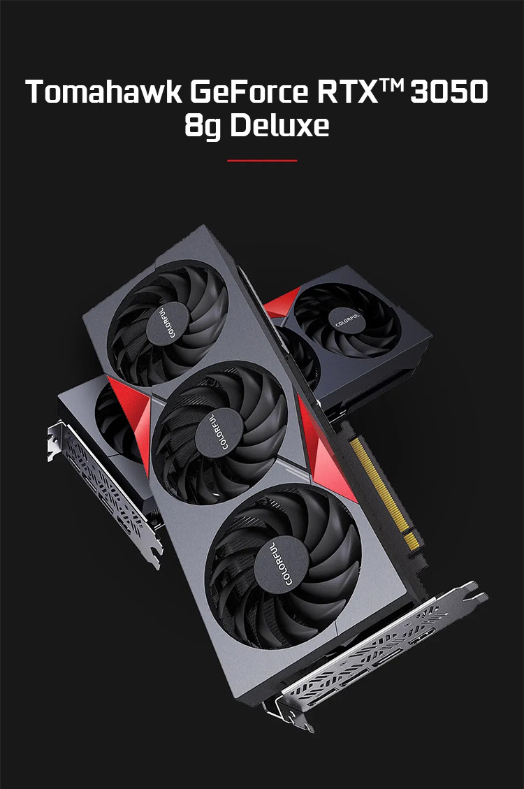 130W Gaming Graphics Card Tomahawk GeForce RTX 3050 8G Deluxe Edition