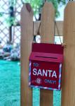 Customized Metal Christmas Decoration Post Box Hanging Handicrafts