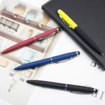 Business Office Stationery Custom Multi Color Metal Rubber Ballpoint Pen for