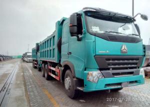 Quality 6 By 4 Ten Wheels Construction Tipper Truck For 10 Cubic Meter , HW13710 Transmission wholesale