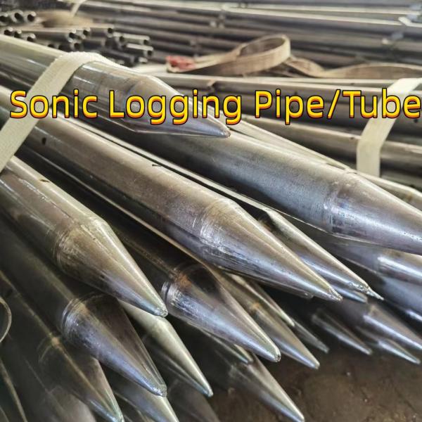 Cheap 50mm Erw Steel Sonic Logging Tube For Bored Pile for sale