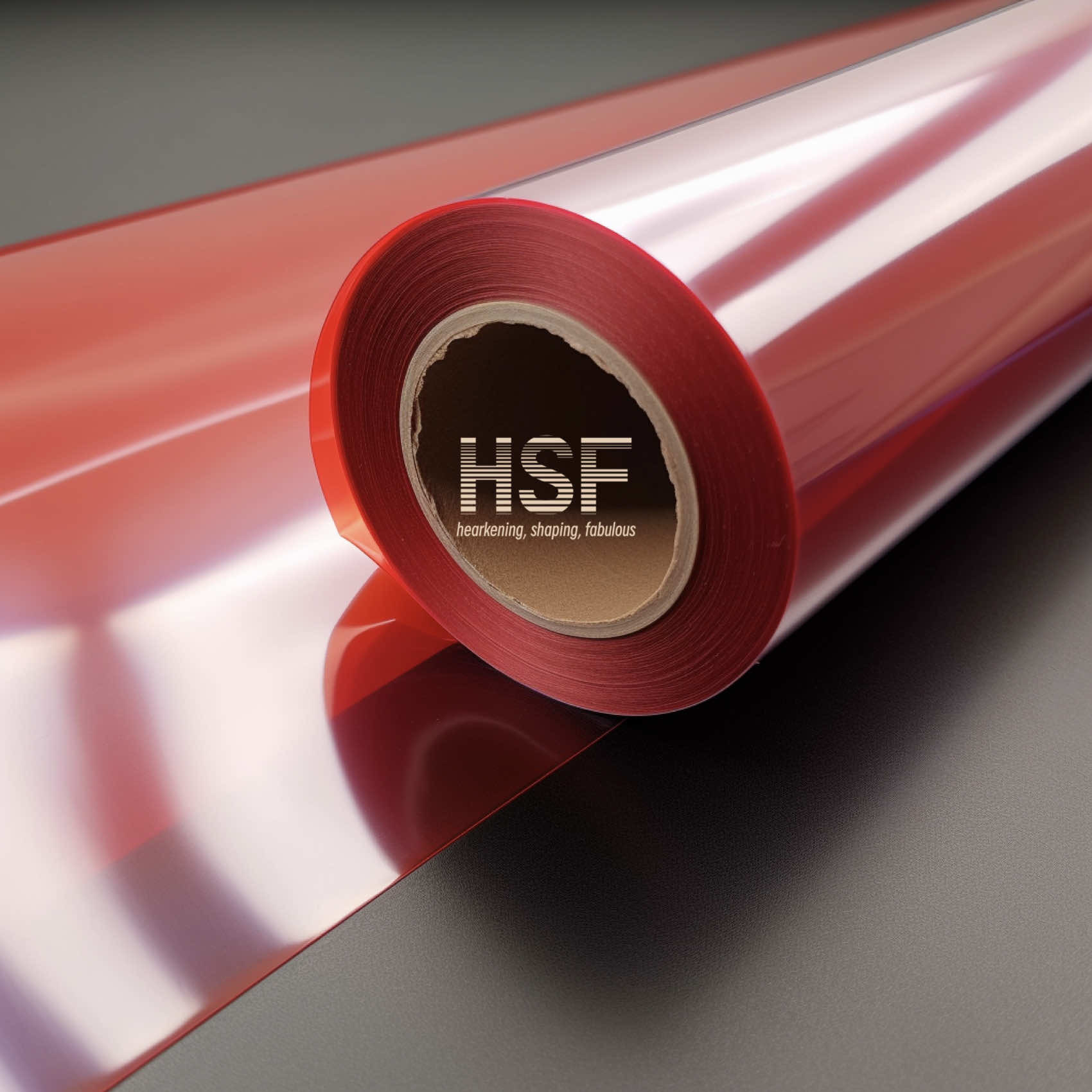 75 μm translucent red MOPP release film, for food packaging, lamination, tapes labels, industrial applications,