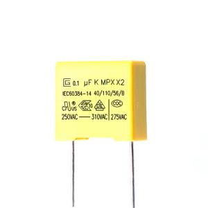 Quality 0.1 UF Capacitor 300V Anti Interference Capacitor With Self Healing Property wholesale