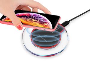 Quality 5W Crystal Wireless Charging Pad wholesale