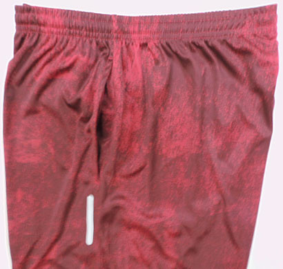 Chenille Embroidery Mens Short Jogger 140gsm Knitting Fabric