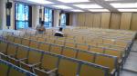College Furniture School Fixed Table And Chair / Lecture Hall Ladder Classroom