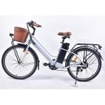 6Speed Lightweight Ladies Electric Bike , 25km/H Electric Ladies Bike With