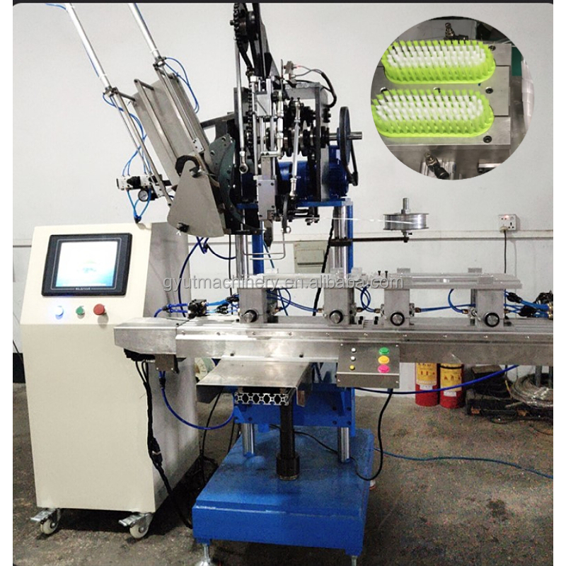 United Kingdom Location Custom-made Double Stage Broom Tufting Making Equipment